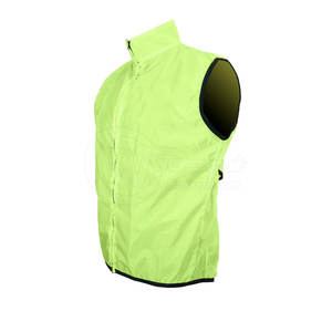 Gilet de cyclisme grande taille en matériau de qualité supérieure, design de logo personnalisé, respirant, léger, séchage rapide, très vendu, teinture unie - Product Image 3