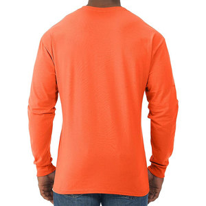Alta calidad peso pesado Regular Fit cuello redondo sudadera hombres 100% algodón invierno grueso polar pulóver sólido ecológico - Product Image 6