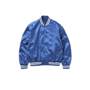 Veste de baseball varsity en cuir pour homme avec logo brodé personnalisé en gros à prix raisonnable - Product Image 1