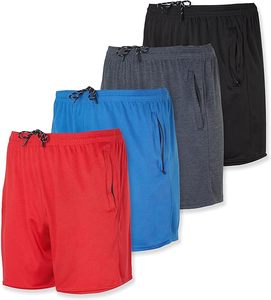 Pantalones cortos deportivos informales de verano para hombre, cintura elástica, cómodos pantalones cortos de playa, bolsillos con cremallera, Color sólido, respetuosos con el medio ambiente - Product Image 3