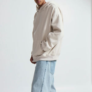 Sudaderas con capucha de gran tamaño para hombre de nuevo estilo para ropa de calle, sudaderas con capucha de gran tamaño para hombre lisas de peso pesado de alta calidad en MOQ bajo - Product Image 4