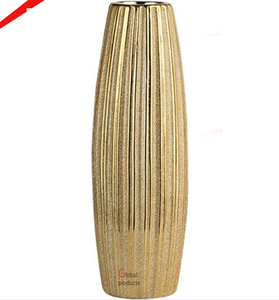 Pot de fleur en forme de bouteille fini doré de qualité supérieure pour la décoration de la maison et de l'hôtel - Product Image 3