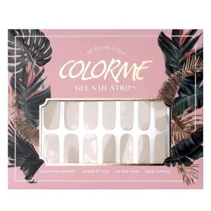 ColorMe Gel Nail Strips #5 Milano, Sticker Manicure Art Press On Like Being Treated at a Salon Best Policy Korea Design