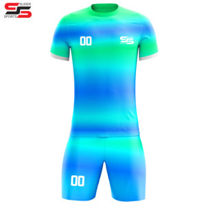 Wholesale New <b>Mesh</b> Breathable Sportswear Soccer Suits Custom Printing Logo Name Number Men's Soccer Jersey Football Shirt - Product Image 1