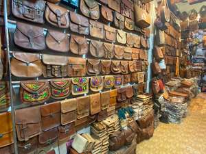 New Arrival Ladies Fashion Genuine Leather <b>Laptop</b> <b>Bag</b> Cute Shoulder Handbag with Soft <b>Canvas</b> Lining - Product Image 5