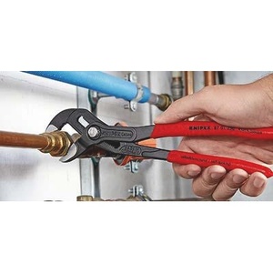 For KNIPEX Cobra Water Pump Pliers 250mm 46mm <b>Clamping</b> Width Polished Plastic Coating - Product Image 6