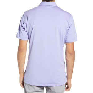 Golf pour hommes de meilleure qualité pour chemise personnalisée en gros anti-rides motif solide à manches courtes polyester/coton pour le sport décontracté - Product Image 2