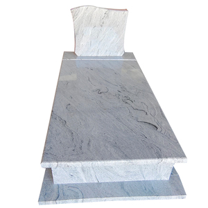 Prix de gros Nouveau Vicomte Blanc Granit Hongrie Pologne Style Pierre Tombale et Monuments Pierre Tombale pour Cimetière - Product Image 1