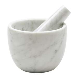 Mortier et pilon en marbre noir de qualité lourde directement du pilon en marbre de conception unique de fabrication au meilleur prix. - Product Image 4