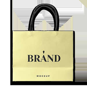 Sac en papier kraft blanc personnalisé pour les commandes personnalisées, les cadeaux, les vêtements personnalisés, les courses, la restauration, la pâtisserie, avec logo imprimé personnalisé - Product Image 3
