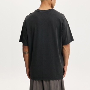 เสื้อยืดโอเวอร์ไซส์พิมพ์ลายการ์ตูนทรงบ็อกซี่ ผ้าฝ้าย 100% น้ำหนักเบา คอกลม แขนสั้น ทรงหลวม ไหล่ตก สำหรับผู้ชาย - Product Image 2