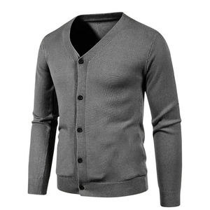 Wholesale <b>Men's</b> <b>Cardigan</b> Wool Blend V Neck Button Down Sweaters Nautical Knitwear Blank Sweaters for University Sorority - Product Image 3
