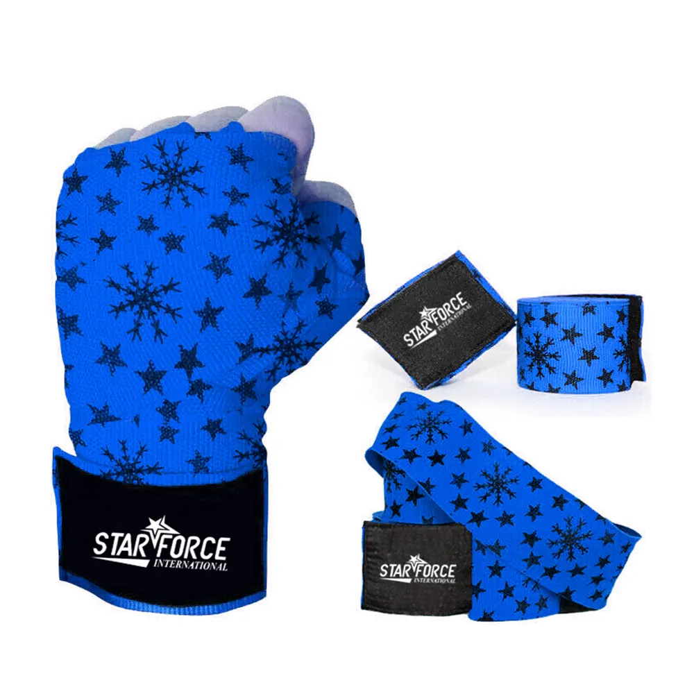 1 pair Boxing Hand Wraps Inner Gloves Length 2.5m Elasticated Bandages Wrist Protection for Gym MMA Muay Thai Punching Training