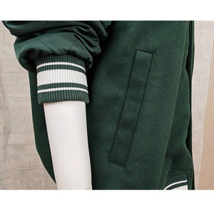 2025 aLatest vêtements haute qualité manches bouton personnalisé hommes 2025 nouveauté hommes mode Baseball Varsity veste - Product Image 5