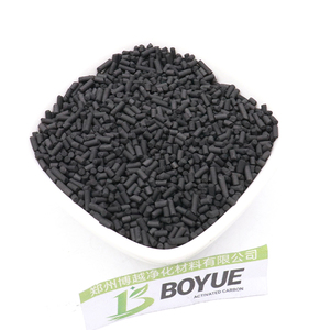 Carbón Activado Columnar Impregnado con <span class=keywords><strong>KOH</strong></span> para Purificación de Biogás CTC 50% Carga del 8-10% Directo de Fábrica - Product Image 1