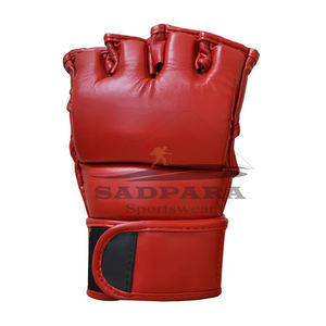 Guantes de entrenamiento de artes marciales, guantes MMA personalizados de Etiqueta Privada, con cordones de alta calidad, fáciles de usar, guantes MMA de medio dedo para hombres - Product Image 3