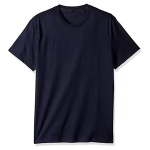 पुरुषों की लघु आस्तीन क्रू गर्दन तरल जर्सी टी शर्ट यूवी संरक्षण के साथ 100% कपास एक क्लासिक फिट कि पहनता करीब शरीर के लिए