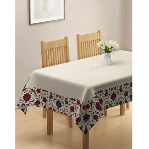 Customized <b>table</b> <b>cloth</b> for home modern design Organic Checked Custom square Cotton Plain Due Technique Custom Logo Style - Product Image 1