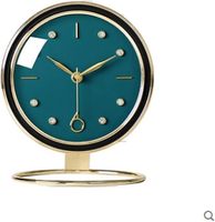 Élégante horloge de table en laiton antique avec chiffres romains Vintage Home Decor Timepiece For Home Bed Rooms And Hotels