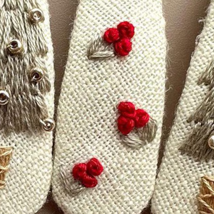 Embroidery <b>Hair</b> Clips <b>for</b> <b>Girls</b> Women, Vintage <b>Hair</b> Clips, <b>Hair</b> <b>Accessories</b> Elegant Floral Embroidery Gift OEM Made in Vietnam - Product Image 5