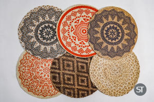 Set de table en jute tressée 40 x 40 cm, vaisselle écologique pour la salle à manger, vente en gros, export - Product Image 2