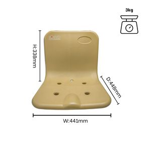 Silla de Estadio para Escuelas, Parques, Gimnasios y Lugares Deportivos al Aire Libre - Asiento Resistente, Cómodo, Ecológico, Resistente al Agua y de Alto Tráfico de Uso - Product Image 1