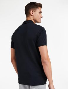 Camiseta Polo suave de corte regular de algodón para hombre, camiseta de manga corta texturizada con etiqueta privada, precio barato, logotipo profesional más vendido - Product Image 3