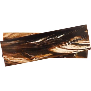 Échelle plate en corne de buffle, de bœuf et de mouton pour poignées et montures de lunettes optiques, personnalisable - Product Image 1