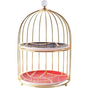 Modern Metal Round Cake Stands Metal <b>Cupcake</b> <b>Holder</b> Dessert Table Display Set for Wedding Birthday Party Baby Shower Celebration - Product Image 3