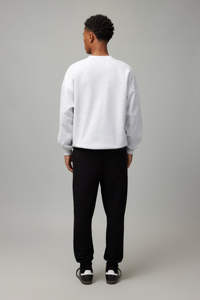 2026 OEM unisexe blanc gris clair sweat coton polaire à manches longues imprimé surdimensionné pull classique sweats à capuche en gros - Product Image 6