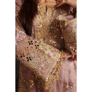 Embroidered Chiffon <b>Net</b> <b>Fabric</b> SF-4378 - Product Image 3