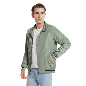 Customized Outdoor Waterproof Windbreaker <b>Jacket</b> with Stand Collar and Front Logo Lightweight for <b>Men</b> Best Quality - Product Image 2