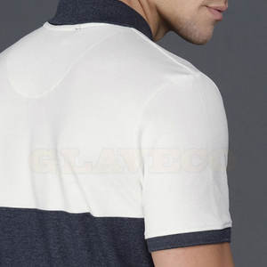 Venta al por mayor de camisetas de polo con logotipo personalizado y cómodo para hombre, nuevo diseño, patrón sólido, ropa informal, tejido de punto - Product Image 5