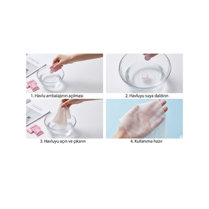 20 Lingettes Démaquillantes Comprimées - Serviettes de Voyage Portables - Product Image 2