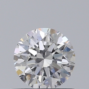 0,50 Cts diamantes de laboratorio sueltos con E Color blanco SI1 claridad redondo corte brillante sintético HPHT laboratorio creado solitarios sueltos a granel - Product Image 1