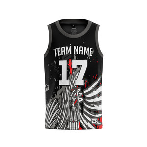 Camiseta de baloncesto de sublimación personalizada, uniformes de baloncesto para jóvenes de secado rápido de alta calidad, camiseta de baloncesto con logotipo del equipo - Product Image 2