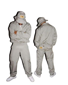 2024, chándales personalizados con logotipo reflectante en blanco, Jersey personalizado, conjunto de 2 piezas cortavientos de nailon para hombre - Product Image 1