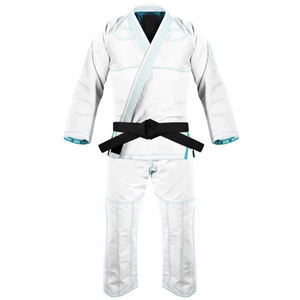Kimono de Jiu Jitsu Resistente y Personalizable, Uniforme de BJJ, 340g, Tejido de Perlas Reforzado, Algodón Transpirable, Duradero y Profesional - Product Image 5
