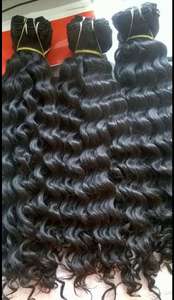 Extensions de cheveux humains 100% indiennes, mèches lisses, cheveux vierges birmans bruts non traités, cuticules alignées, donneur unique, machine - Product Image 2