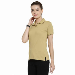 Polo de mujer de excelente calidad, Jersey hecho de algodón de manga corta, Polo para mujer adulta para verano - Product Image 3