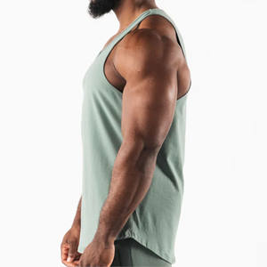 Label privé 100% coton hommes Gym débardeur Fitness vêtements de sport gilets personnalisé OEM service entraînement hommes débardeur à vendre - Product Image 3