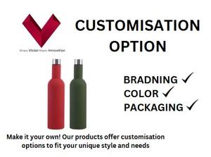 Botella Imperio Sovereign Personalizada con Logotipo, 1 Litro, Botella de Plástico para Bebidas, Elegancia e Hidratación - Product Image 3