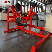 Equipo de gimnasio comercial: Máquina de ejercicios de piernas con carga de placas, prensa de cadera, hip thrust para entrenamiento de cadera