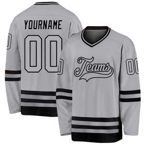 Haute Qualité Oem Personnalisé Hockey Sur Glace Blanc Uniforme Vierge Sergé Broderie Hockey Sur Glace Maillot Uniformes Porter - Product Image 4