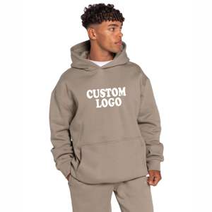 Pantalon de survêtement Jogger et sweat à capuche LOW quantité minimale de commande 350GSM de meilleure qualité Ensemble 2 pièces en polaire lourde Survêtements pour hommes - Product Image 5
