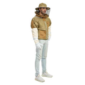 Chaqueta de apicultura, traje de seguridad, capucha impermeable de talla grande, ropa de poliéster duradera antiarrugas para trabajo de Colmenar, cosecha de miel - Product Image 4