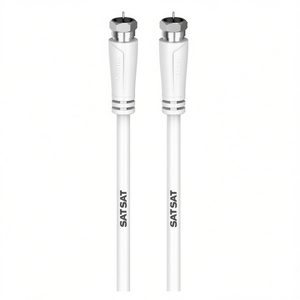 Cable SAT Blanco de 1,5 m con Audio y Vídeo de 90 Db 00205063 - Product Image 2