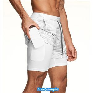 Spandex & Polyester Material Made Men Compression Shorts Gym Fitness Workout Clothing Men Compression Shorts - Product Image 1