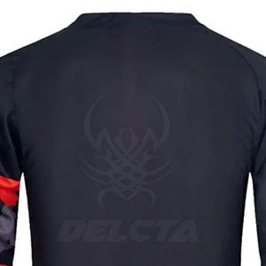 ชุดเล่นฟิตเนสแบบผื่นสำหรับผู้ชายชุดใส่เล่นฟิตเนสทำจากโพลีเอสเตอร์ชุดป้องกันผื่นป้องกันแสงแดด - Product Image 4