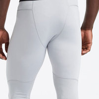 Pantalones de Compresión Personalizados de Alta Calidad para Hombre, Transpirables, de Poliéster/Algodón, Cintura Elástica, Leggings Largos para Correr y Gimnasio, Digitales